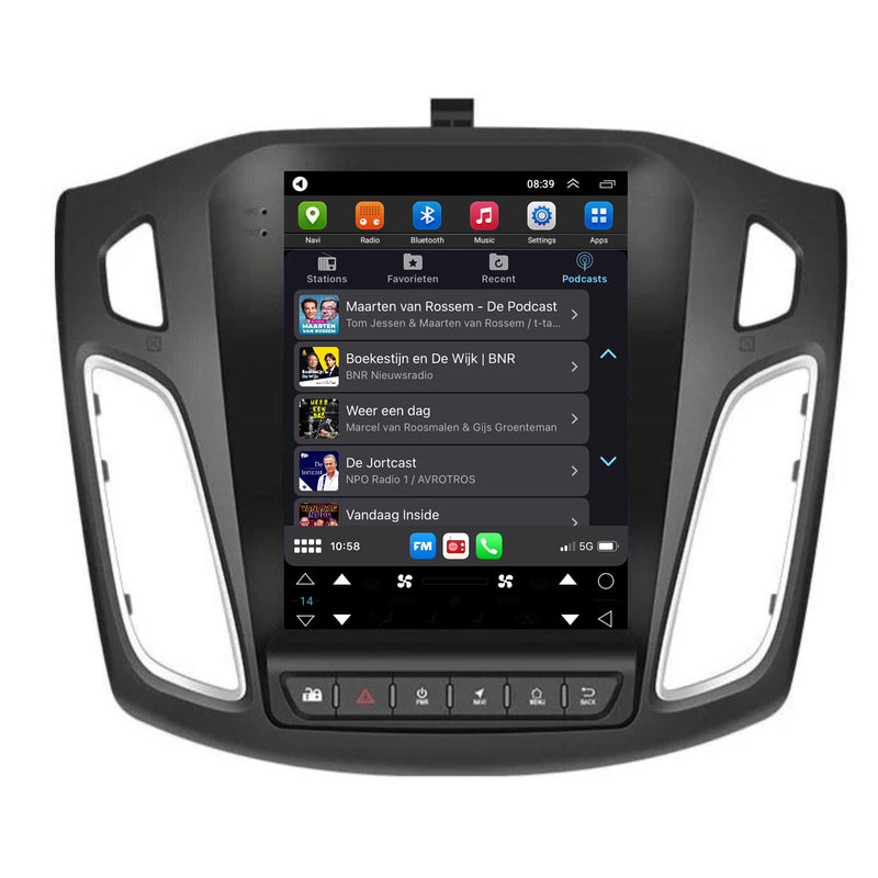 Ford Focus | Android 13 | Autoradio | 2011 t/m 2017 | CarPlay & Android Auto | Groot scherm-5