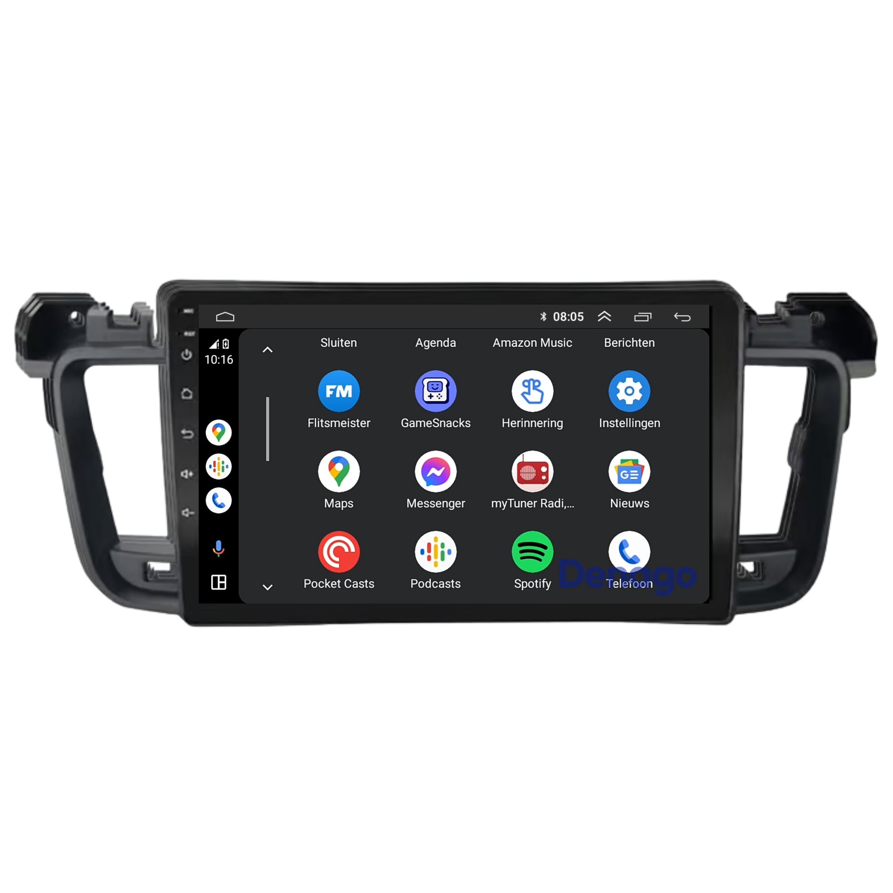 Peugeot 508 CarPlay autoradio | 2011 t/m 2018 | Denago DNG-A322 | 9 inch | Android 13 | Draadloos CarPlay & Android Auto