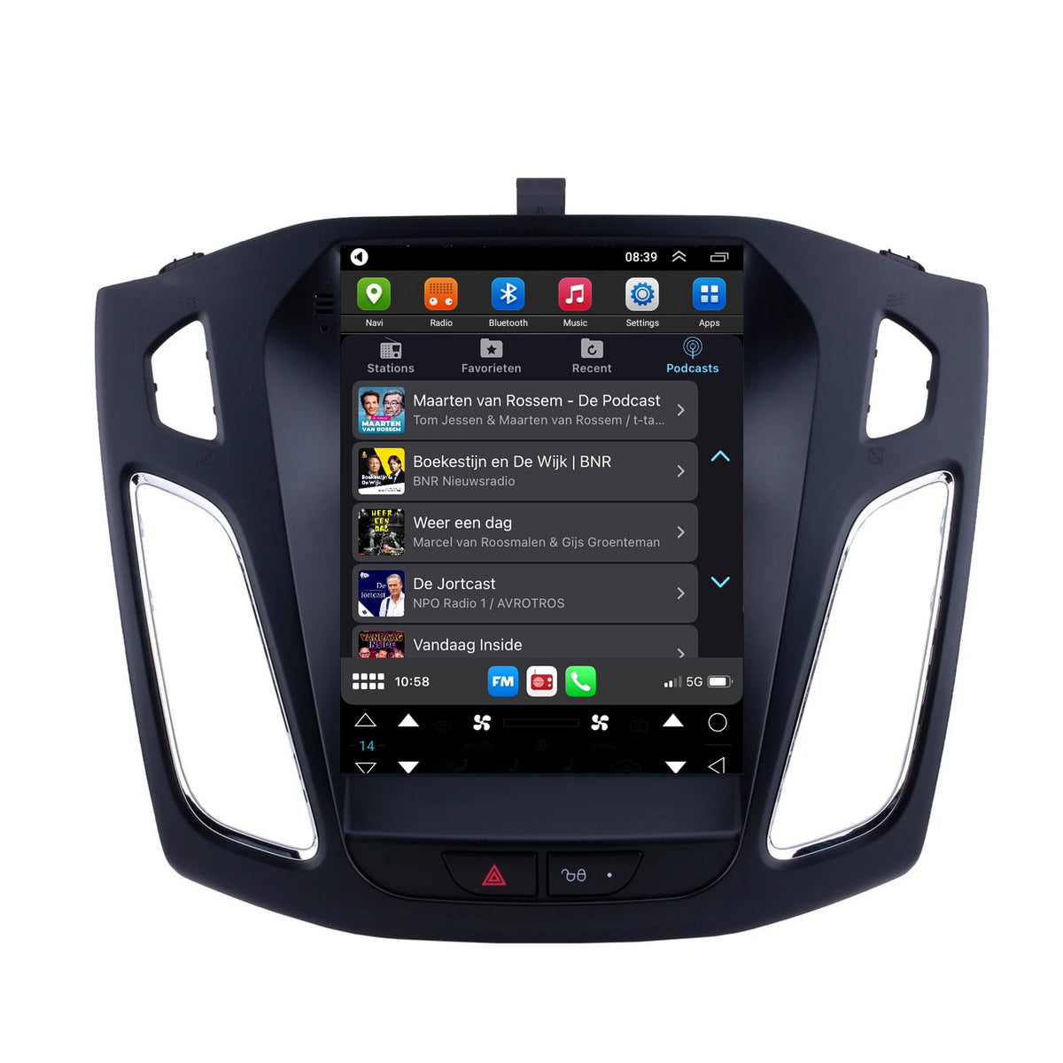 Ford Focus | Android 13 | Autoradio | 2011 t/m 2017 | CarPlay & Android Auto | Grote scherm-4