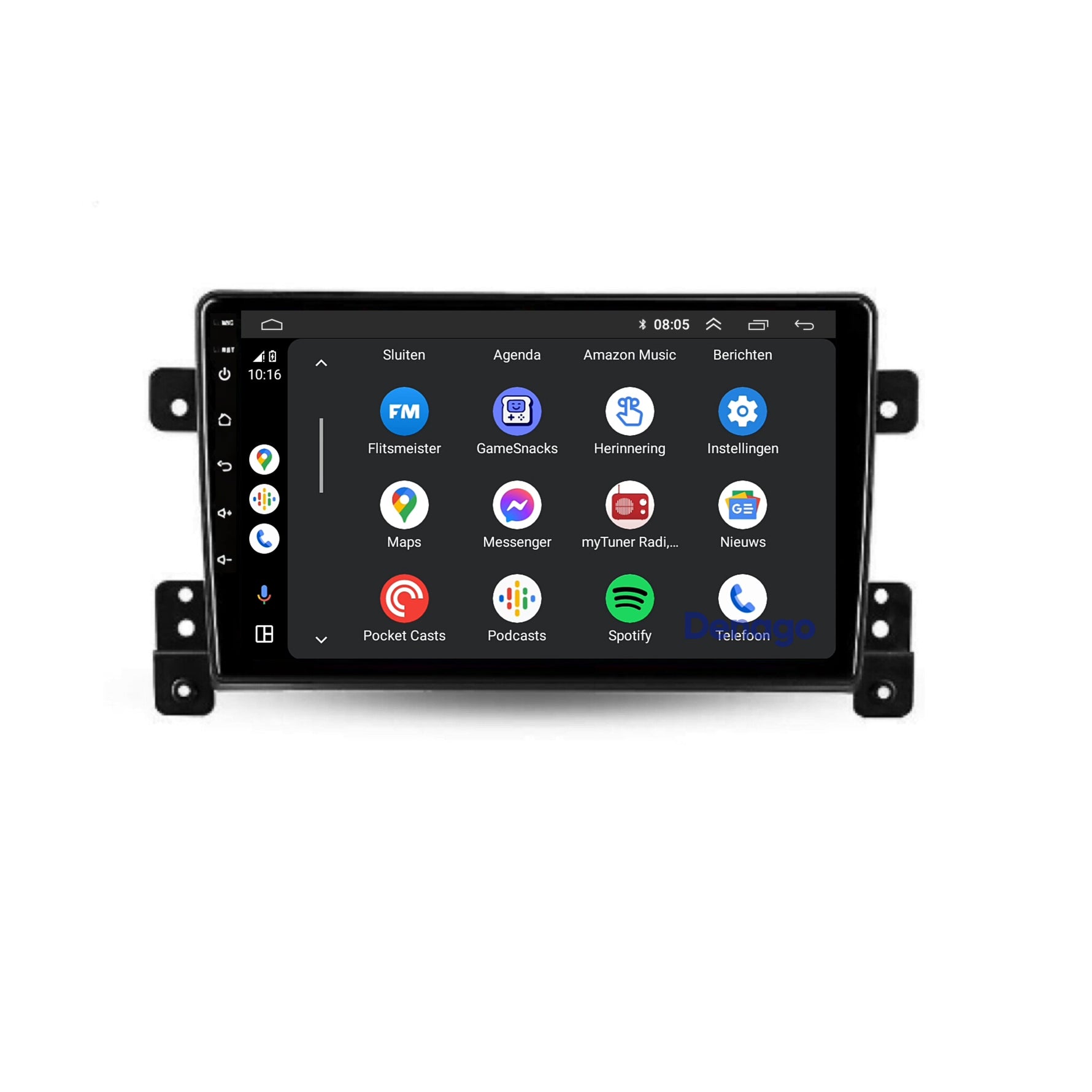 Suzuki Grand Vitara 3 CarPlay autoradio | 2006 t/m 2014 | Denago DNG-A171 | 9 inch | Android 13 | Draadloos CarPlay & Android Auto
