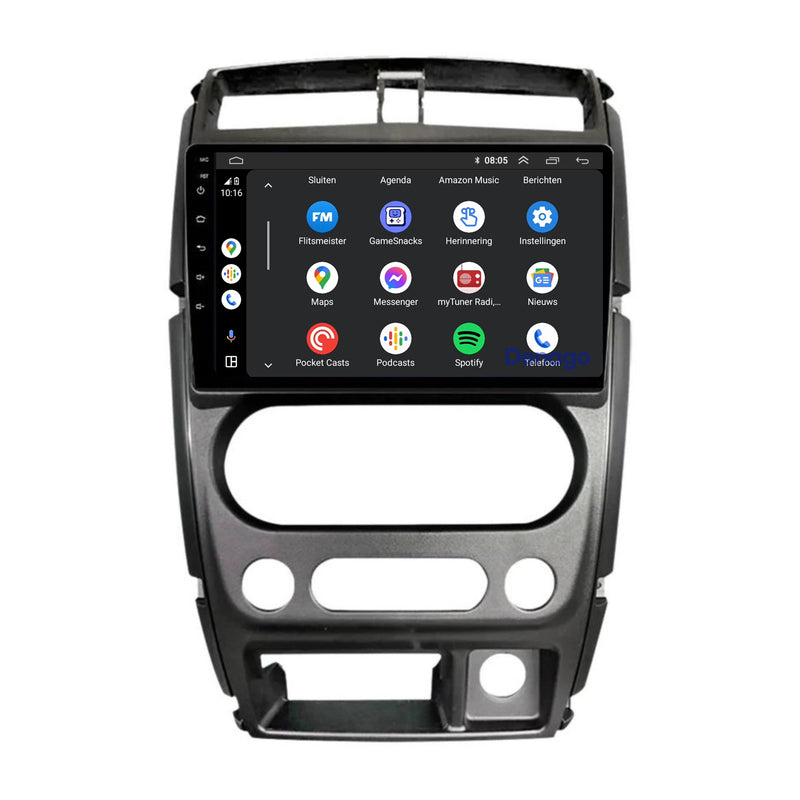 Suzuki Jimny CarPlay autoradio | 2005 t/m 2018 | Denago DNG-A334 | 9 inch | Android 13 | Draadloos CarPlay & Android Auto-5