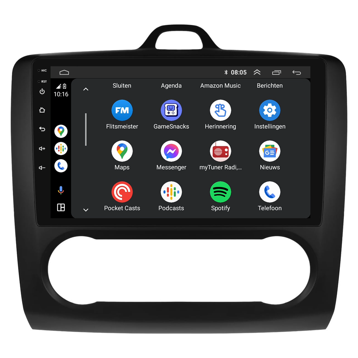 Ford Focus | Android 13 | Autoradio | 2004 t/m 2011 | CarPlay & Android Auto-7