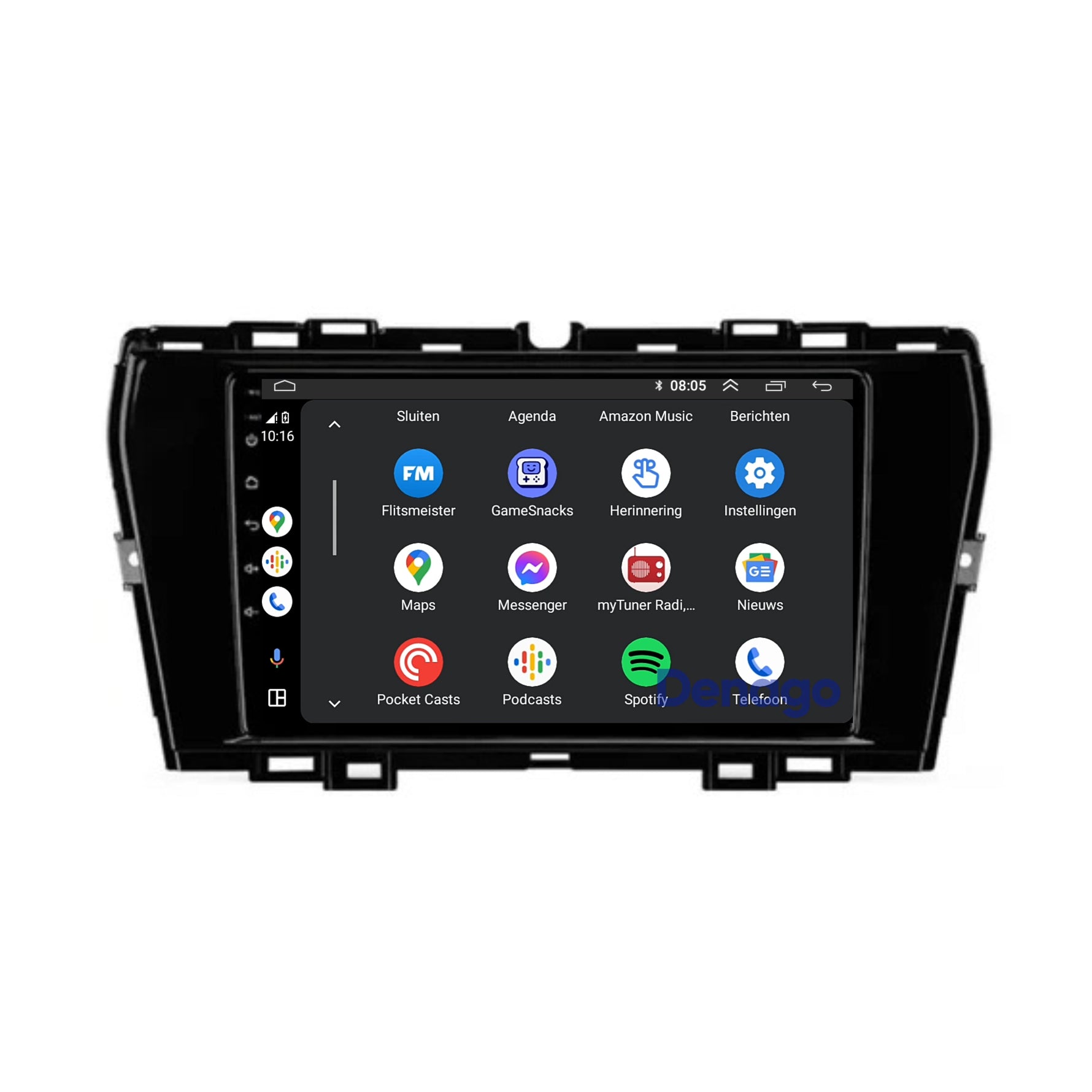 SsangYong Tivoli CarPlay autoradio | 2019 t/m 2021 | Denago DNG-A254 | 9 inch | Android 13 | Draadloos CarPlay & Android Auto