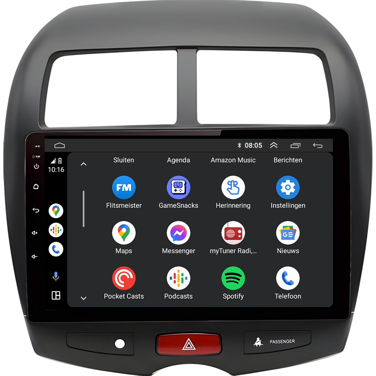 Mitsubishi ASX CarPlay & Android Auto autoradio | 2010 t/m 2015 | Android 15 | Davilon-3