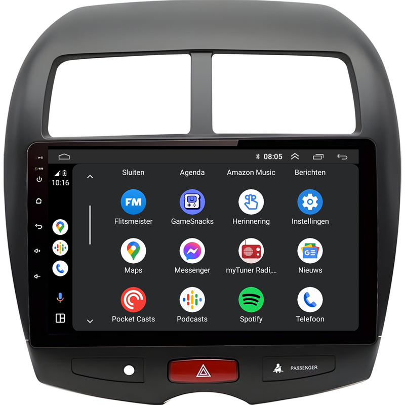Mitsubishi ASX CarPlay & Android Auto autoradio | 2010 t/m 2015 | Android 15 | Davilon-3