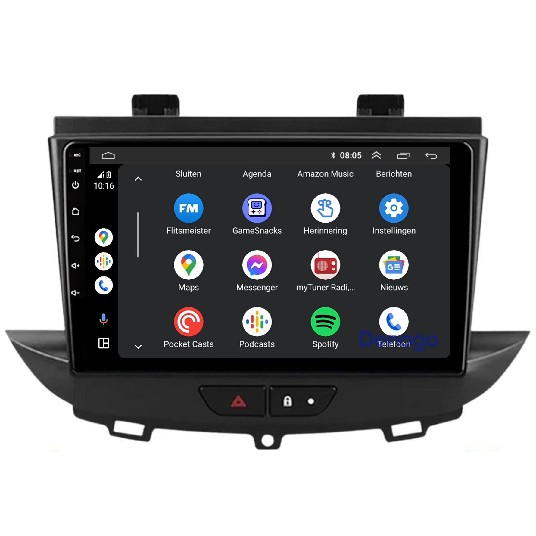 Opel Grandland X CarPlay autoradio | 2016 t/m 2020 | Denago DNG-A329 | 9 inch | Android 13 | Draadloos CarPlay & Android Auto
