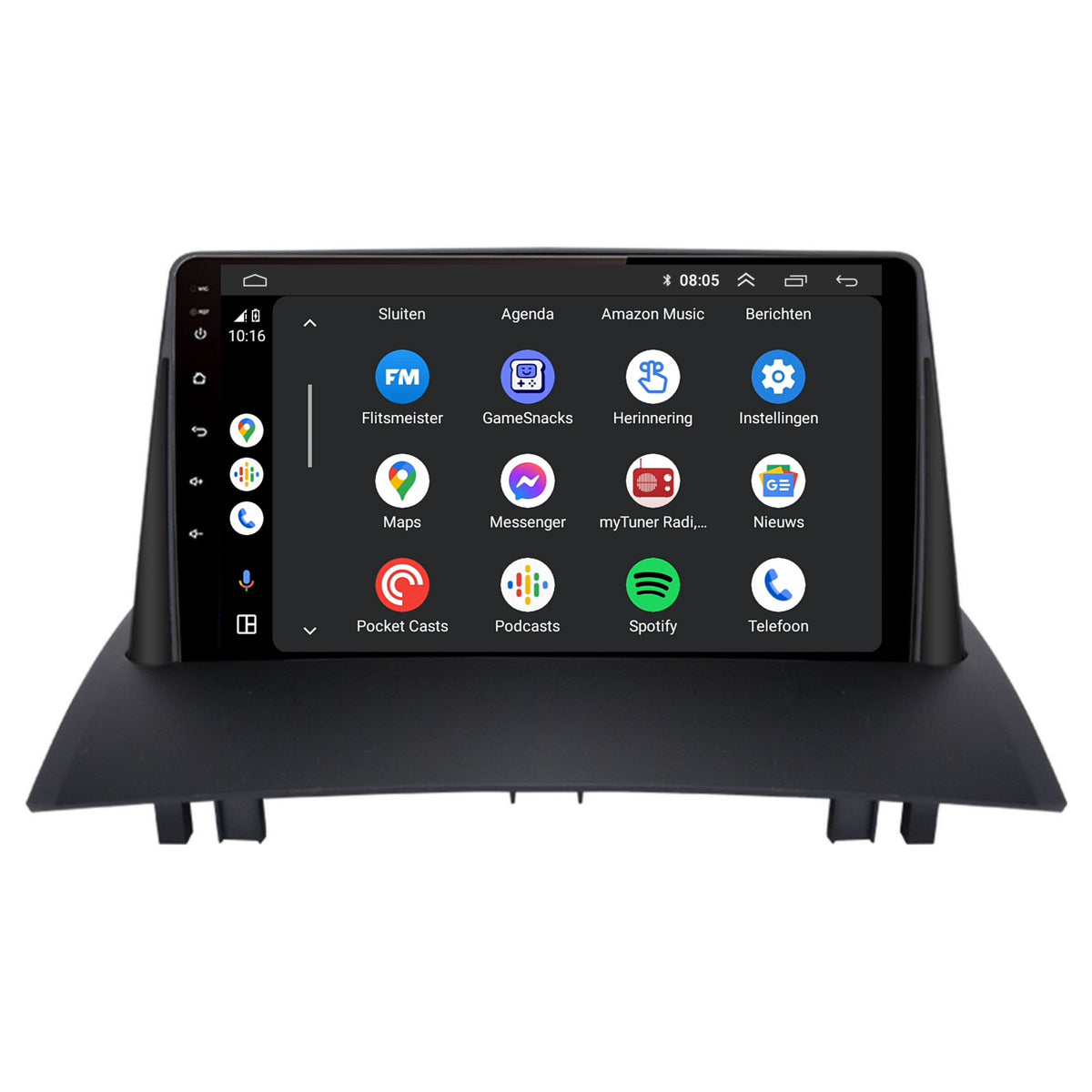 Renault Megane 2 | Android 13 | Autoradio | 2003 t/m 2008 | CarPlay & Android Auto-5