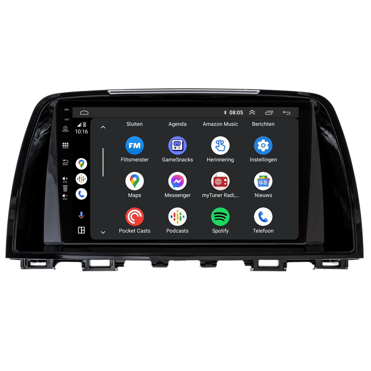 Mazda 6 | Android 13 | Autoradio | 2012 t/m 2015 | CarPlay & Android Auto-4