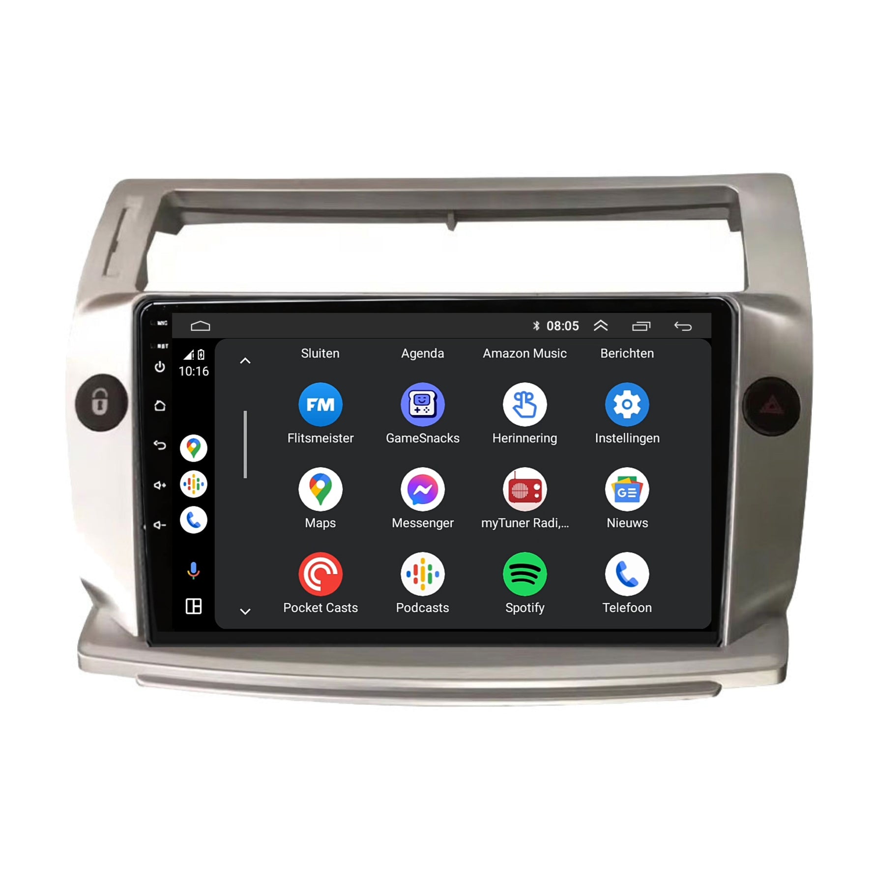Citroën C4 Android 13 autoradio CarPlay Android Auto 2004-2010