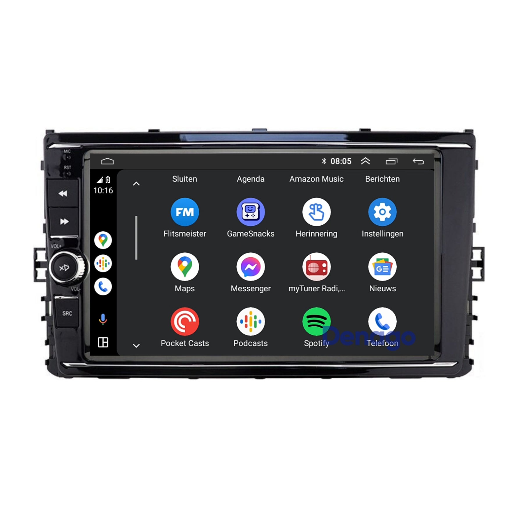 Volkswagen T-Cross CarPlay autoradio | 2018 t/m 2025 | Denago DNG-A358 | 9 inch | Android 13 | Draadloos CarPlay & Android Auto