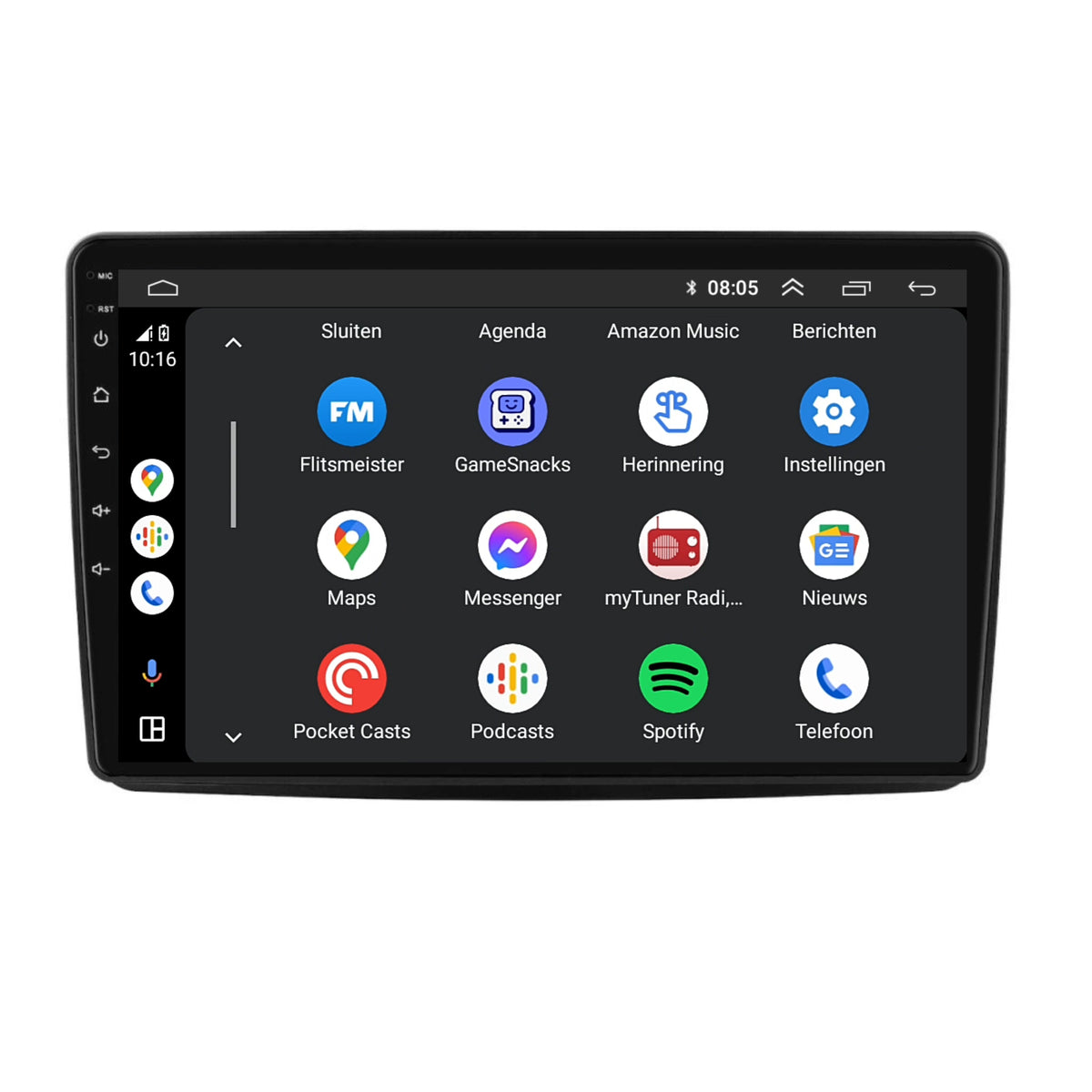 Fiat Panda | Autoradio | 2003 t/m 2012 | Android 13 | Carplay & Android Auto-3