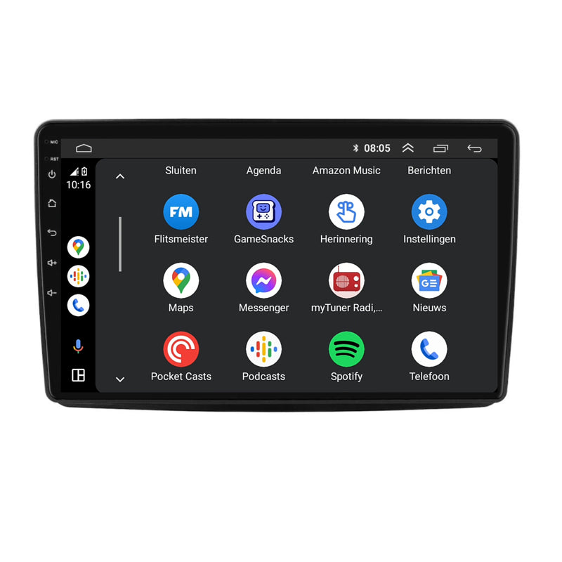 Fiat Panda | Autoradio | 2003 t/m 2012 | Android 13 | Carplay & Android Auto-3