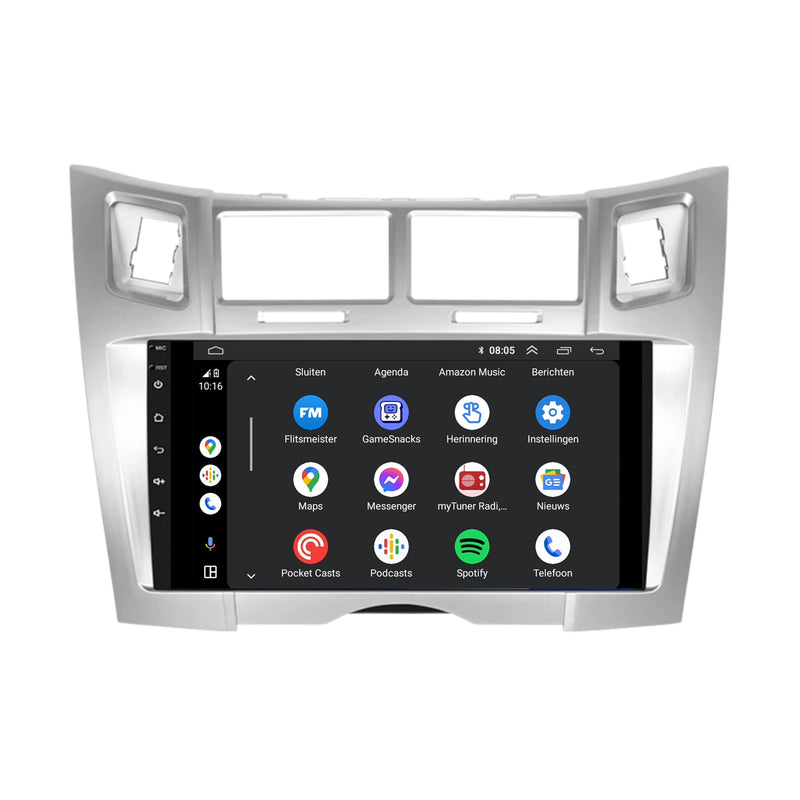 Toyota Yaris | Android 13 | Autoradio | 2005 t/m 2012 | CarPlay & Android Auto-5