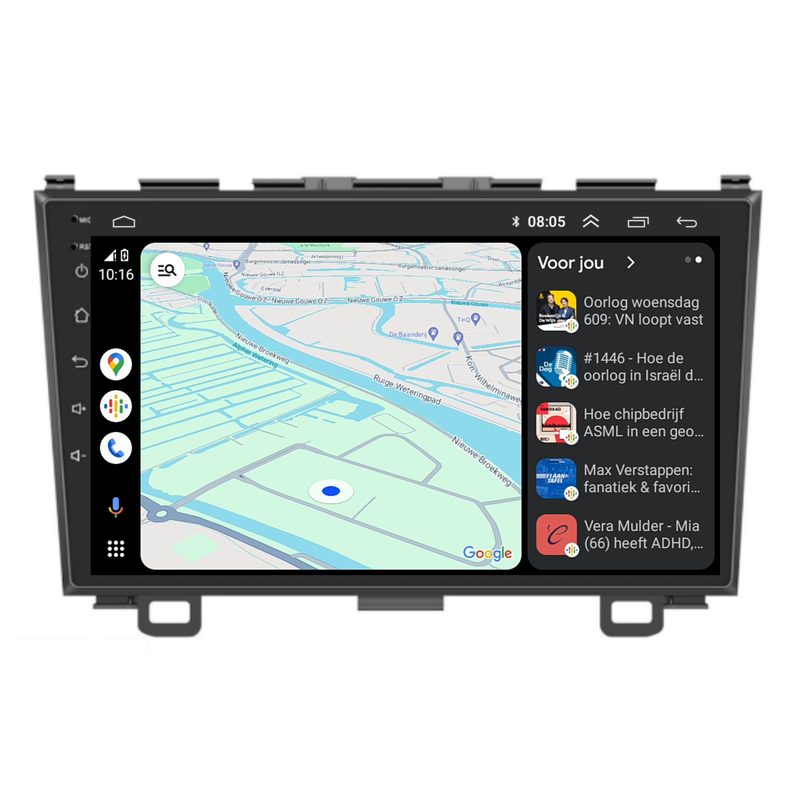 Honda CR-V | Android 13 | Autoradio | 2007 t/m 2012 | CarPlay & Android Auto-3