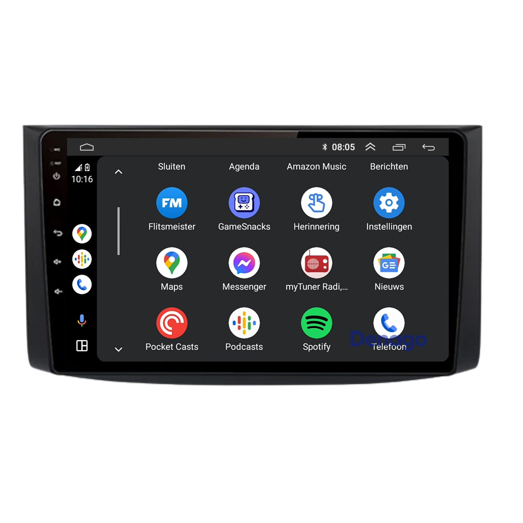Chevrolet Aveo CarPlay autoradio | 2006 t/m 2012 | Denago DNG-A184 | 9 inch | Android 13 | Draadloos CarPlay & Android Auto