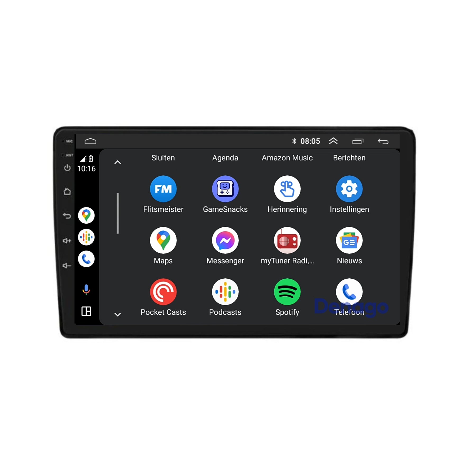 Audi A4 CarPlay autoradio | 2000 t/m 2013 | Denago DNG-A194 | 9 inch | Android 13 | Draadloos CarPlay & Android Auto