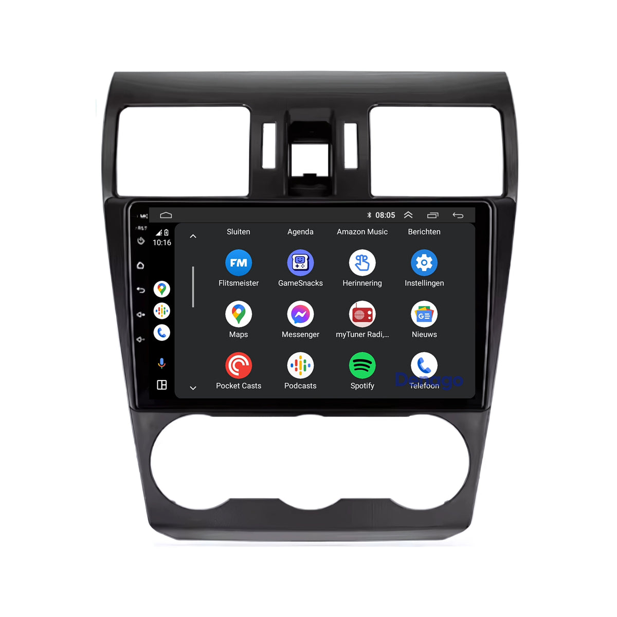 Subaru Forester CarPlay autoradio | 2014 t/m 2018 | Denago DNG-A90 | 9 inch | Android 13 | Draadloos CarPlay & Android Auto-3