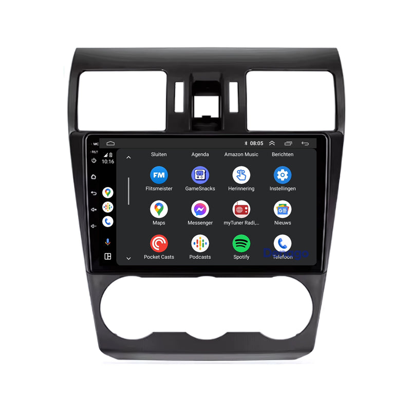 Subaru Forester CarPlay autoradio | 2014 t/m 2018 | Denago DNG-A90 | 9 inch | Android 13 | Draadloos CarPlay & Android Auto-3