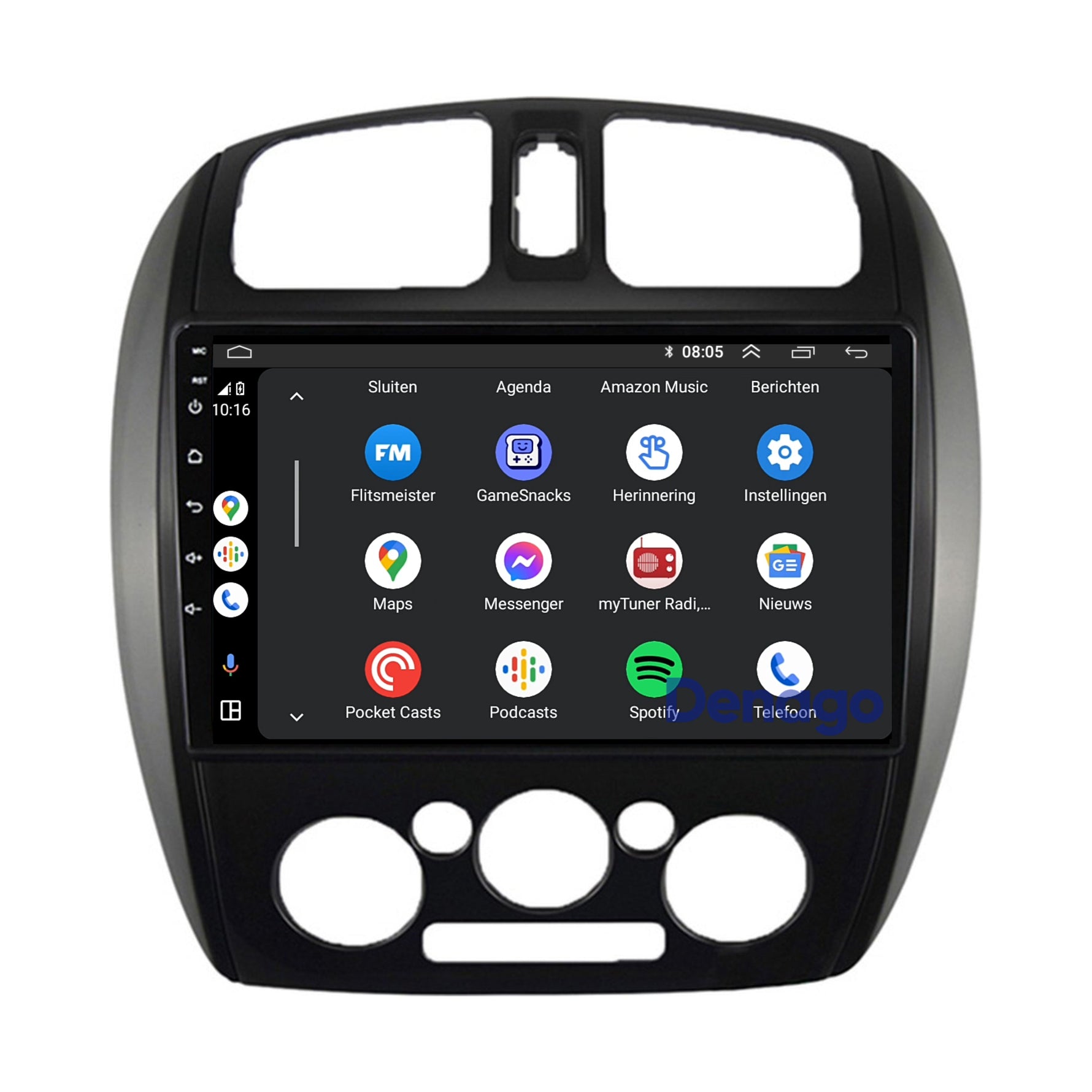 Mazda 323 CarPlay autoradio | 2003 t/m 2009 | Denago DNG-A300 | 9 inch | Android 13 | Draadloos CarPlay & Android Auto