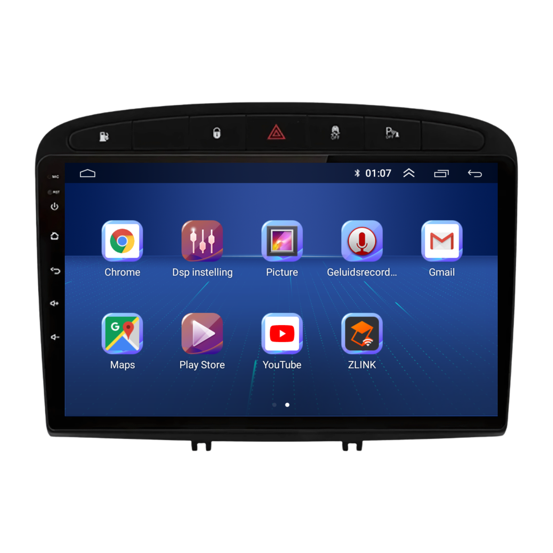 Peugeot 308 | 408 | Android 13 | Autoradio | 2007 t/m 2020 | CarPlay &  Android  Auto