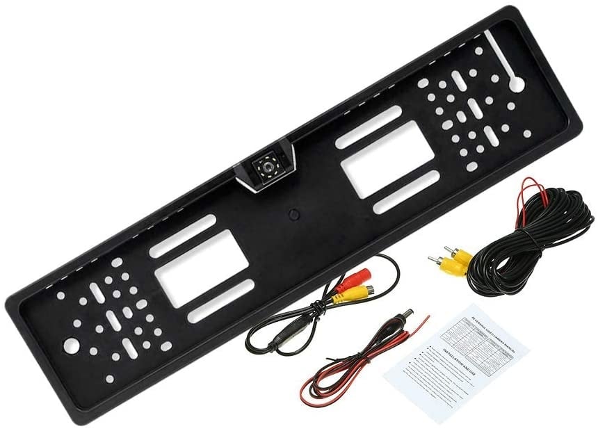 Achteruitrijcamera in kentekenplaathouder | 8 LED-3
