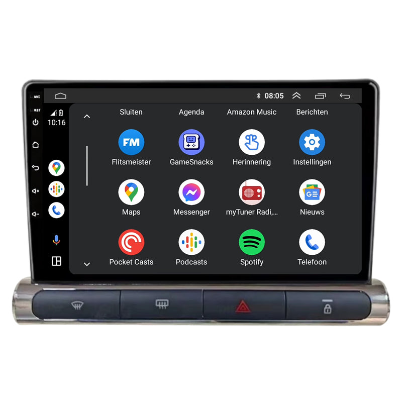 Citroën C3 Android Autoradio | 2016 t/m 2024 | CarPlay & Android auto | 4 knoppen-7