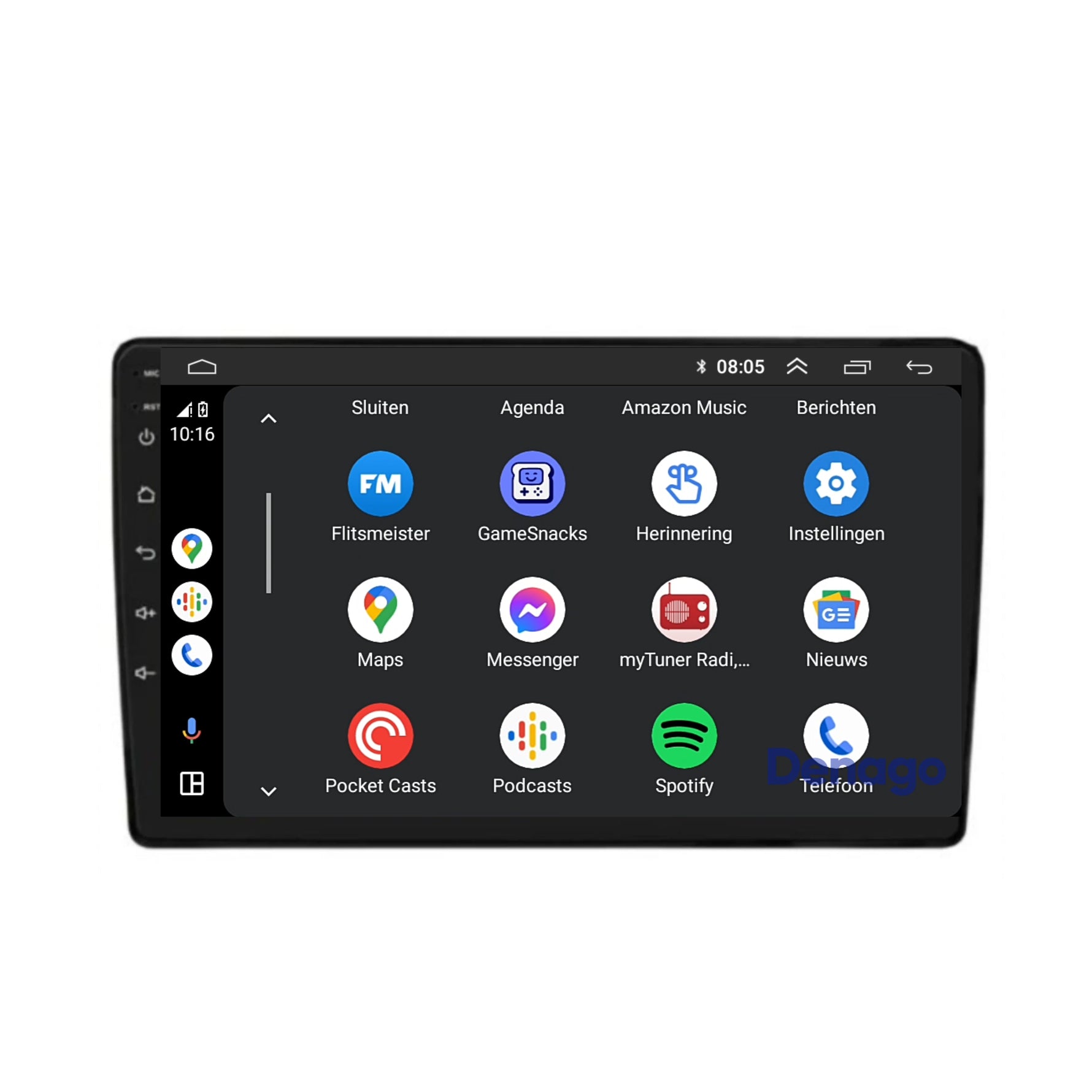 Kia Cee’d CarPlay autoradio | 2006 t/m 2011 | Denago DNG-A210 | 9 inch | Android 13 | Draadloos CarPlay & Android Auto