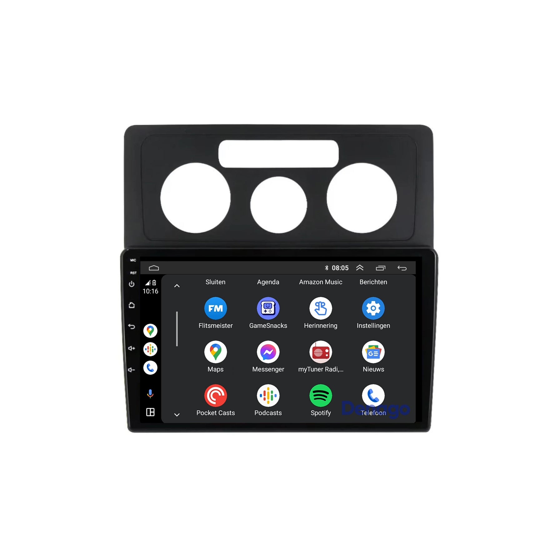 Volkswagen Caddy CarPlay autoradio | 2004 t/m 2010 | Denago DNG-A240 | 9 inch | Android 13 | Draadloos CarPlay & Android Auto