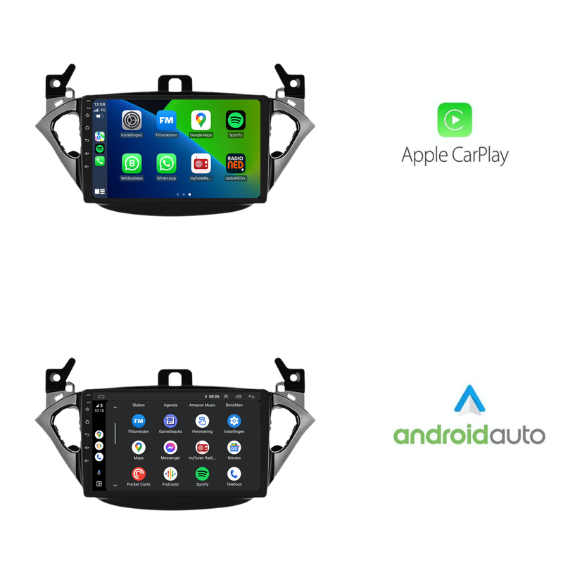 Opel Adam | Android 13 | Autoradio | 2014 t/m 2019 | CarPlay & Android Auto-2