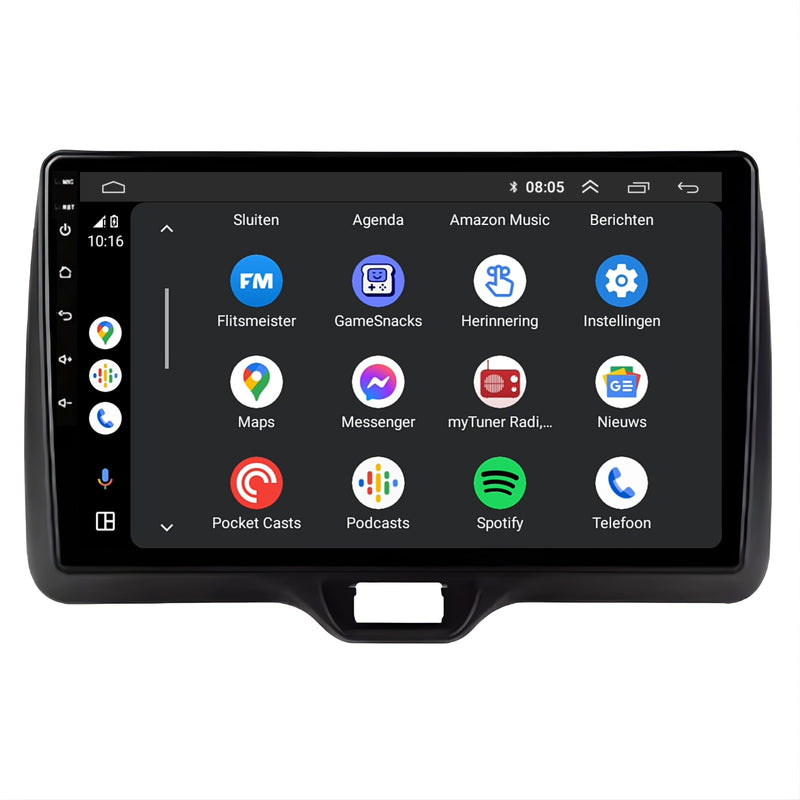 Toyota Yaris CarPlay & Android Auto autoradio | 2020 t/m 2022 | Android 15 | Davilon-5