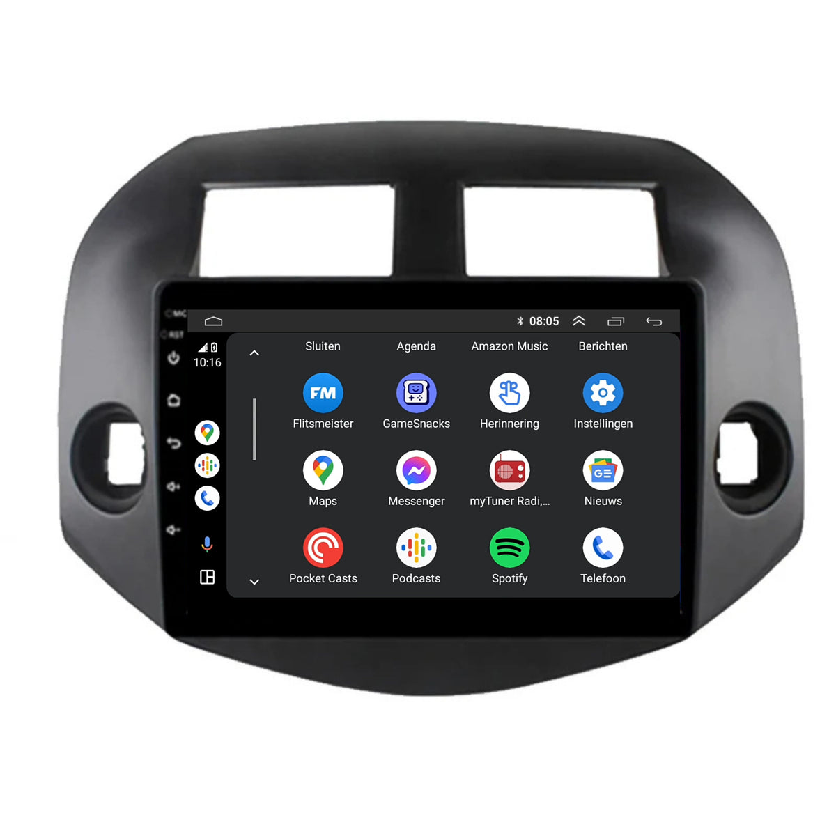 Toyota RAV4 CarPlay & Android Auto autoradio | 2007 t/m 2012 | Android 15 | Davilon-5