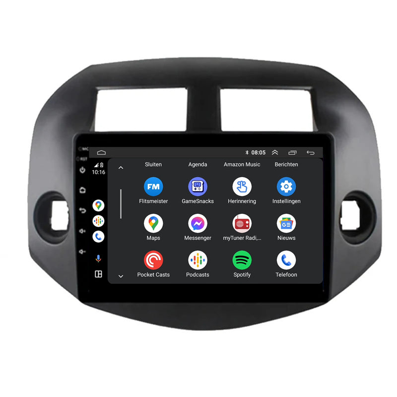 Toyota RAV4 CarPlay & Android Auto autoradio | 2007 t/m 2012 | Android 15 | Davilon-5