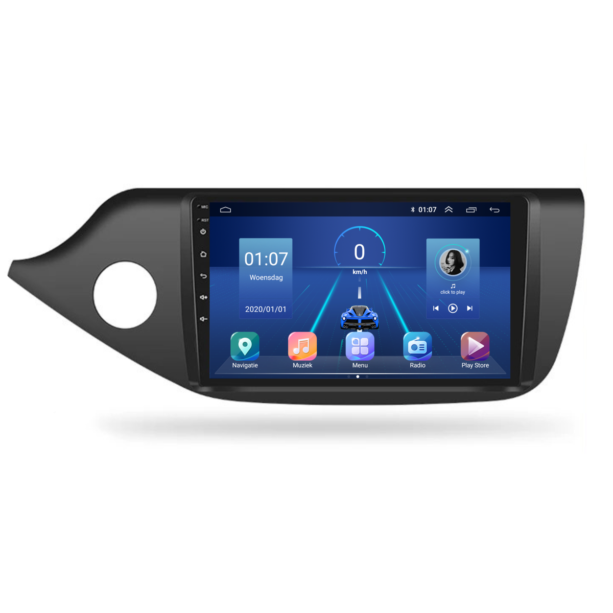 Kia Ceed Android 13 autoradio CarPlay Android Auto 2012-2017-4