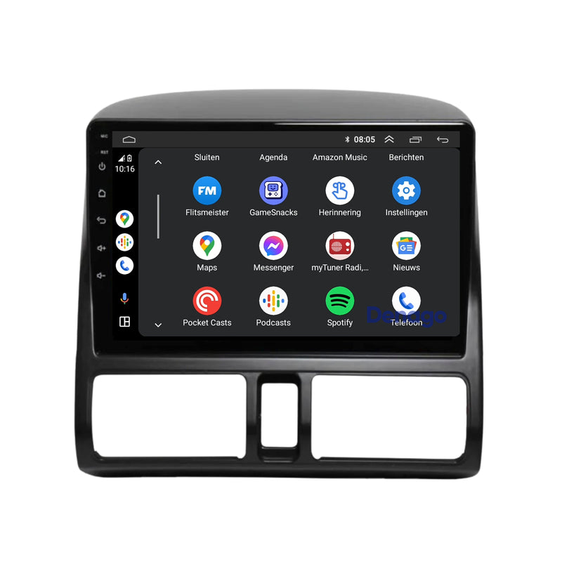 Honda CR-V CarPlay autoradio | 2002 t/m 2006 | Denago DNG-A99 | 9 inch | Android 13 | Draadloos CarPlay & Android Auto-5