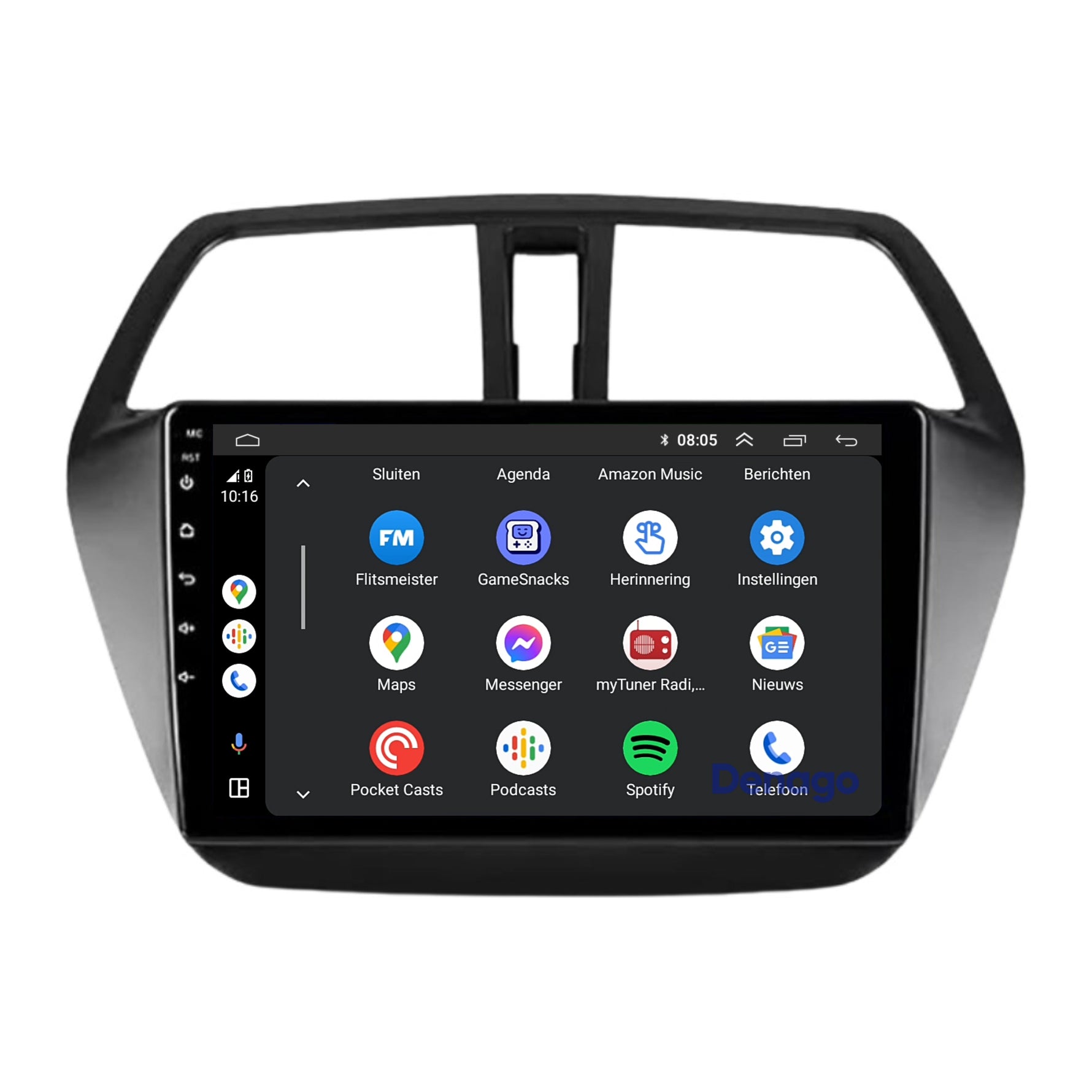 Suzuki SX4 CarPlay autoradio | 2013 t/m 2021 | Denago DNG-A159 | 9 inch | Android 13 | Draadloos CarPlay & Android Auto