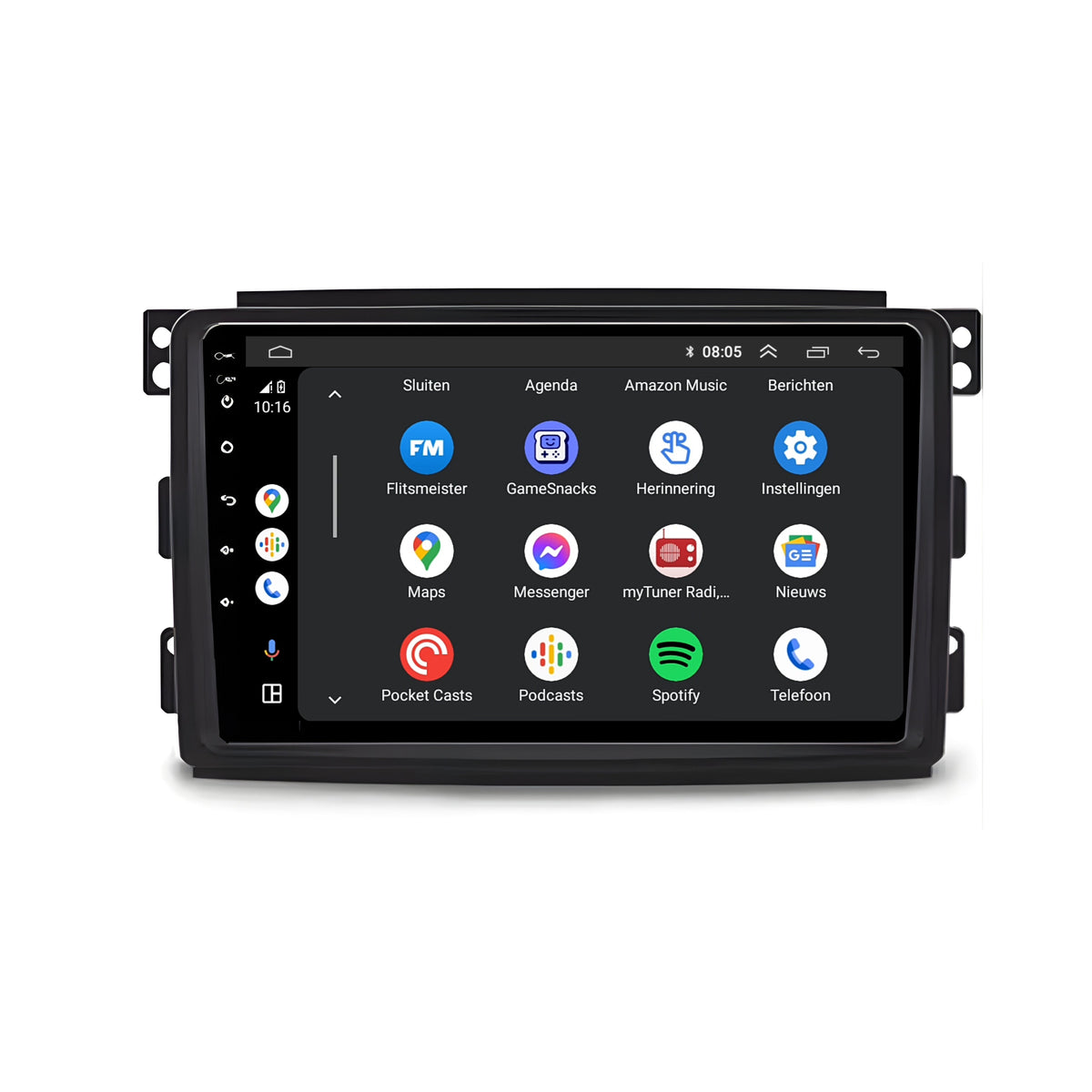 Smart Fortwo | Android 13 | Autoradio | 2009 t/m 2015 | CarPlay & Android Auto-6