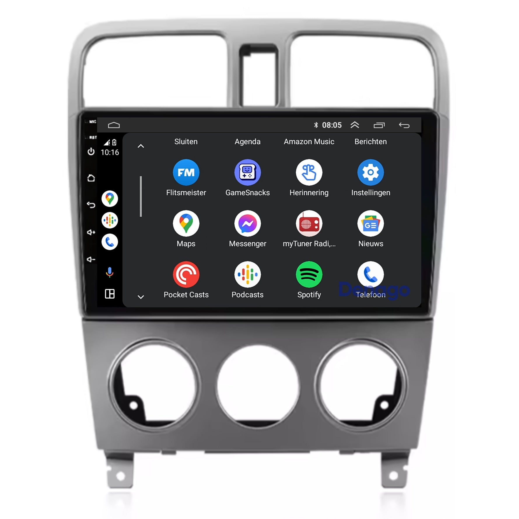 Subaru Forester SG CarPlay autoradio | 2002 t/m 2008 | Denago DNG-A139 | 9 inch | Android 13 | Draadloos CarPlay & Android Auto
