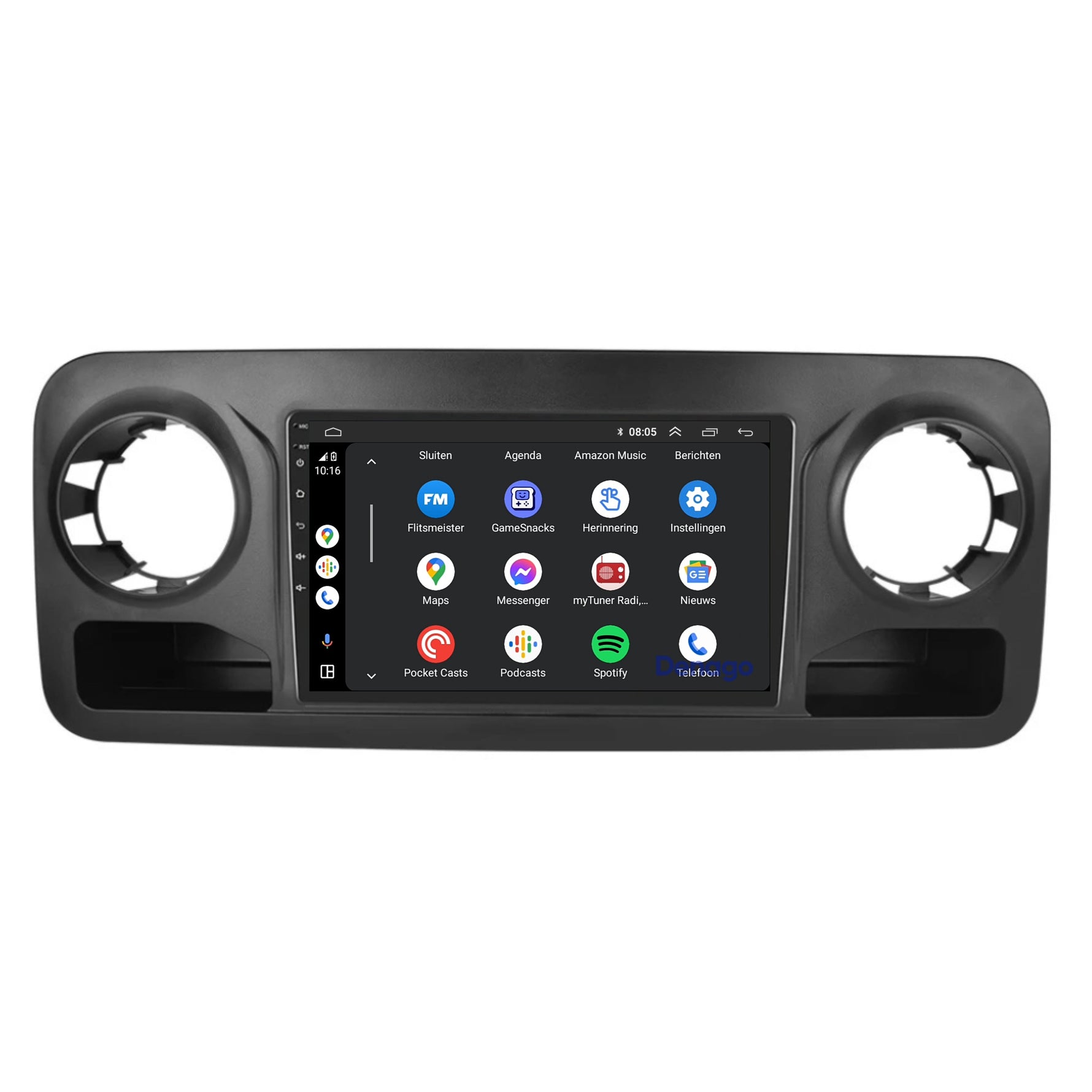 Mercedes Sprinter CarPlay autoradio | 2018 t/m 2023 | Denago DNG-A105 | 9 inch | Android 13 | Draadloos CarPlay & Android Auto