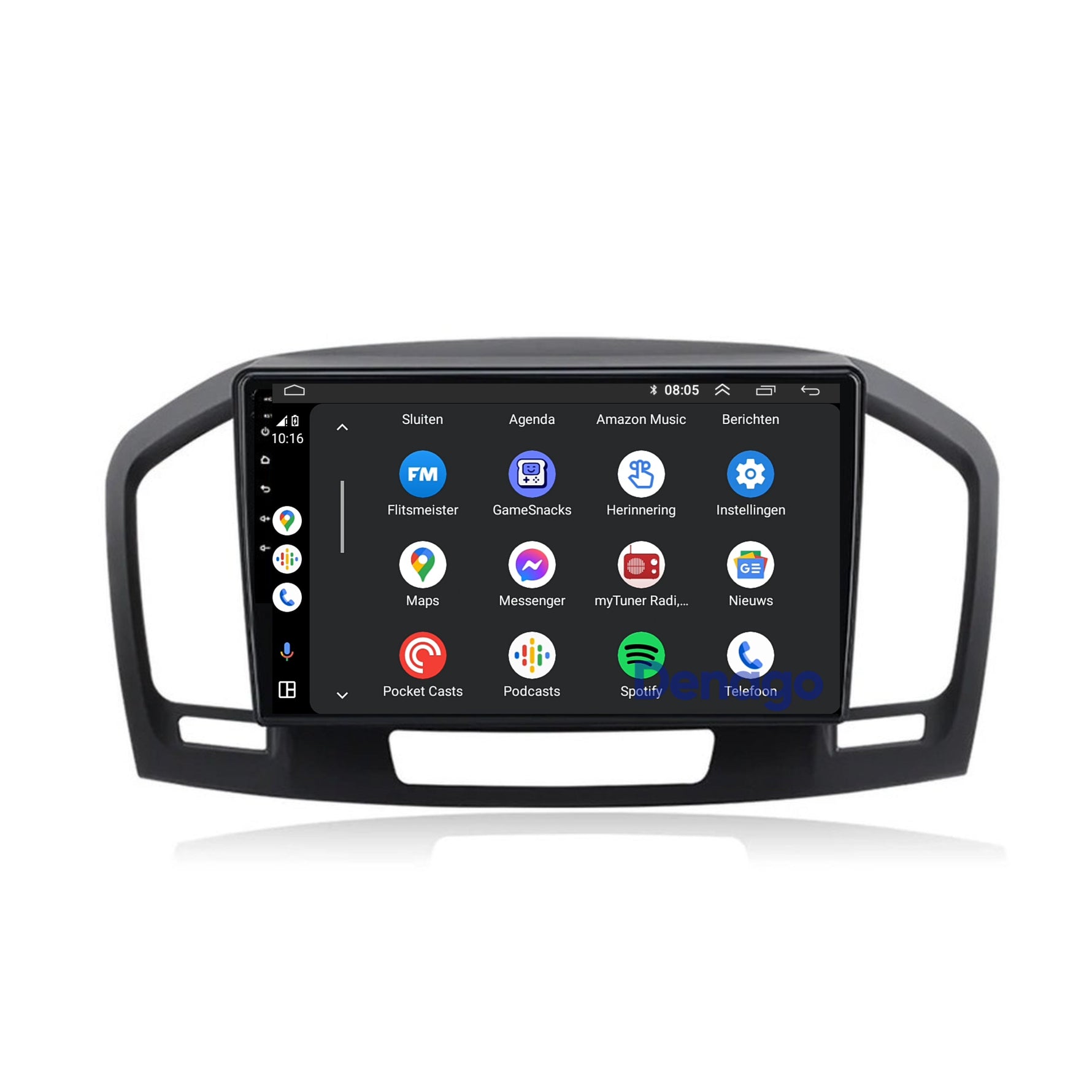 Opel Insignia CarPlay autoradio | 2008 t/m 2013 | Denago DNG-A279 | 9 inch | Android 13 | Draadloos CarPlay & Android Auto
