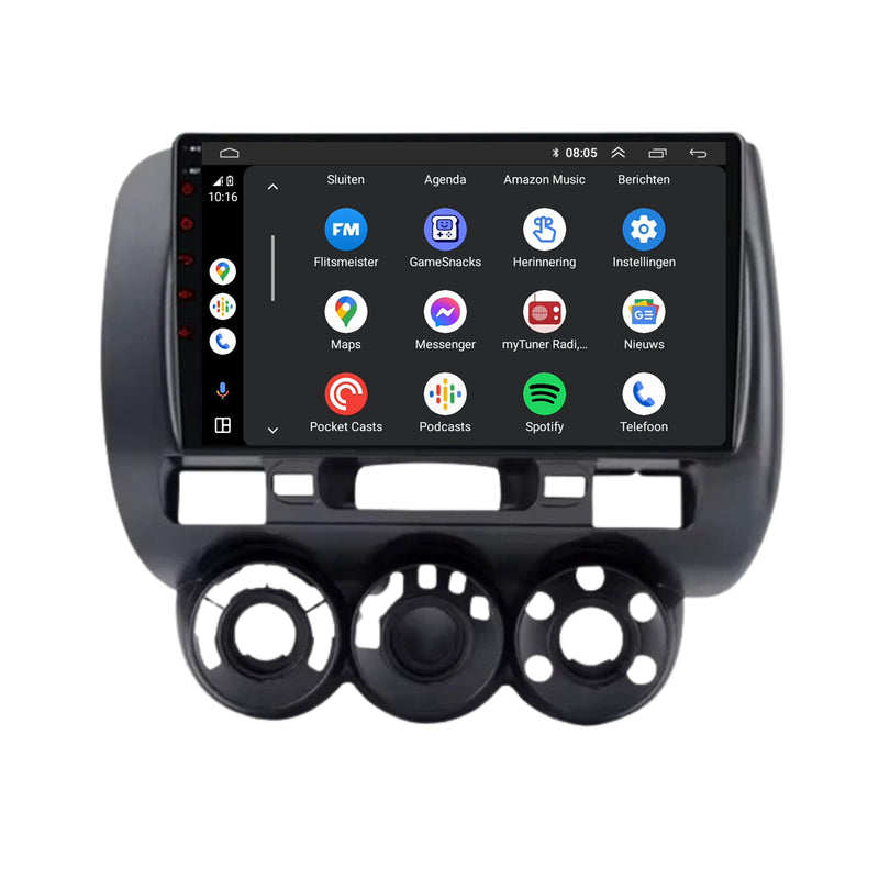 Honda Jazz | Android 13 | Autoradio | 2002 t/m 2008 | CarPlay & Android Auto-5