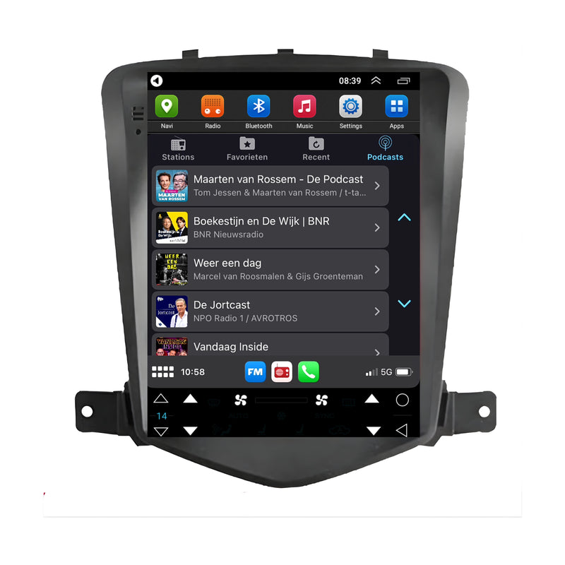 Chevrolet Cruze | Android 13 | Autoradio | 2009 t/m 2015 | CarPlay & Android Auto | Grote scherm-3