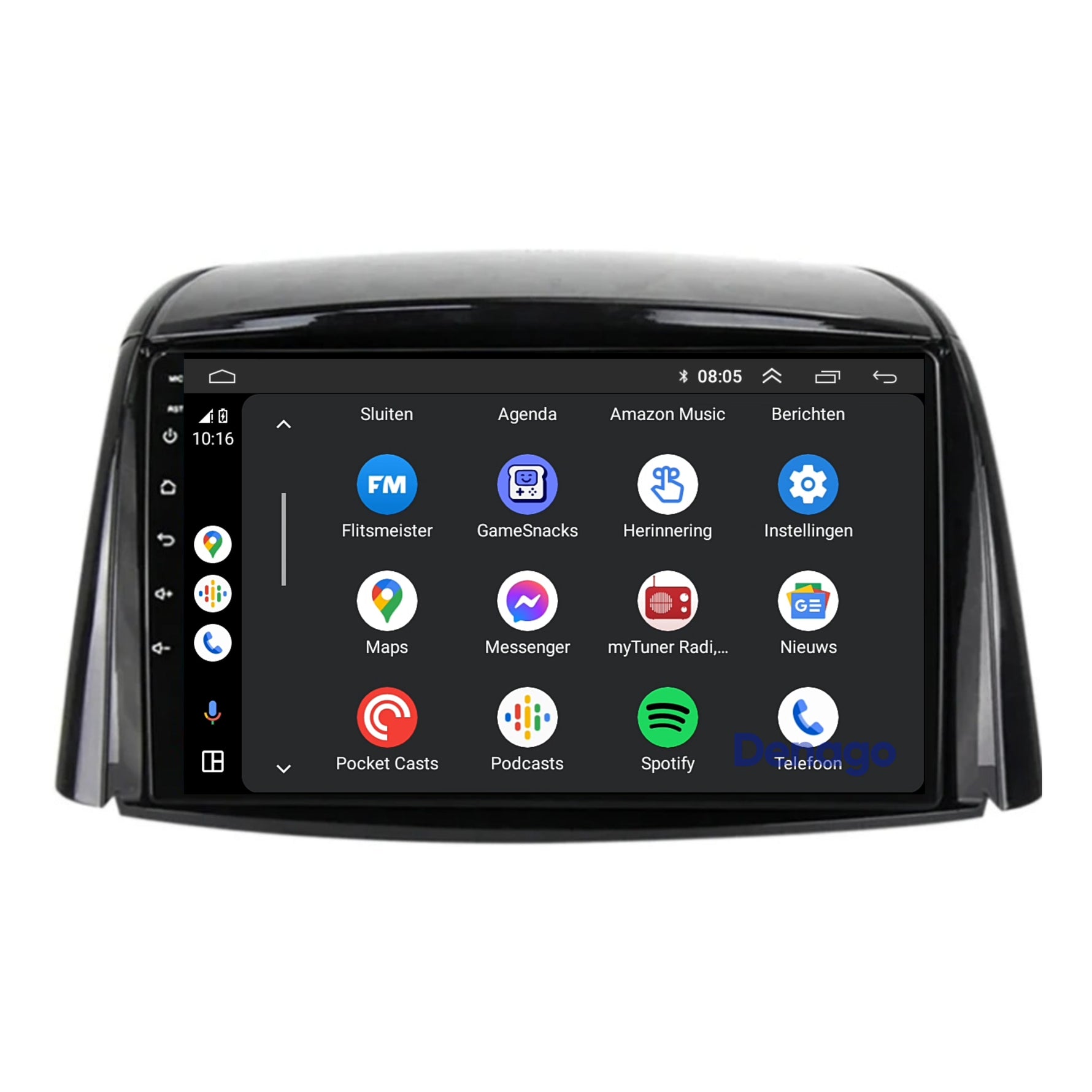 Renault Koleos CarPlay autoradio | 2008 t/m 2016 | Denago DNG-A137 | 9 inch | Android 13 | Draadloos CarPlay & Android Auto