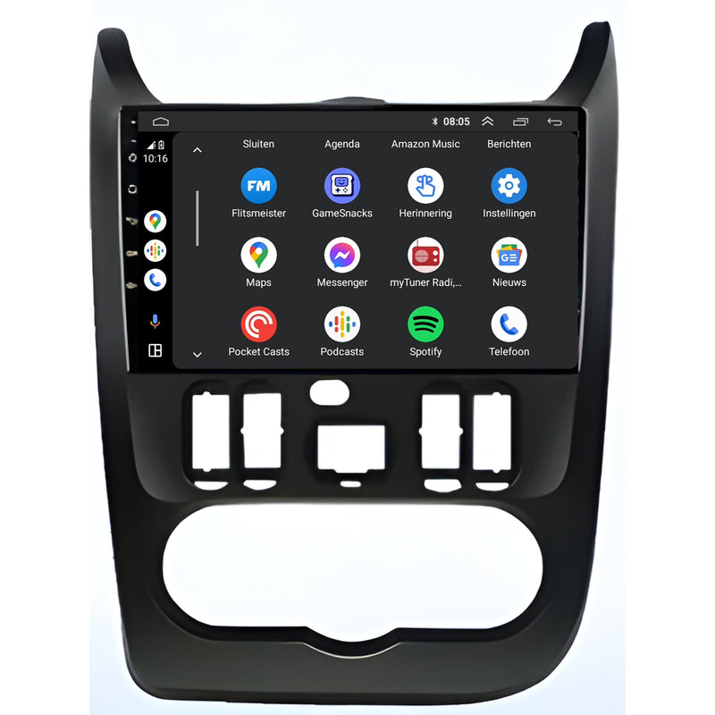 Dacia Logan | Android 13 | Autoradio | 2010 t/m 2013 | CarPlay & Android Auto-5