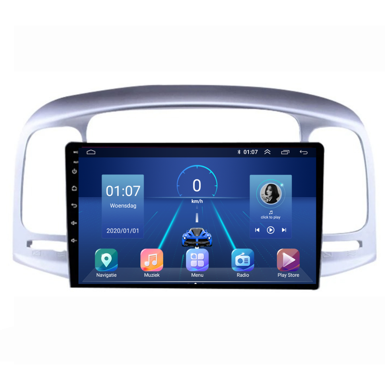 Hyundai Accent | Android 13 | Autoradio | 2007 t/m 2011 | Carplay & Android Auto-5