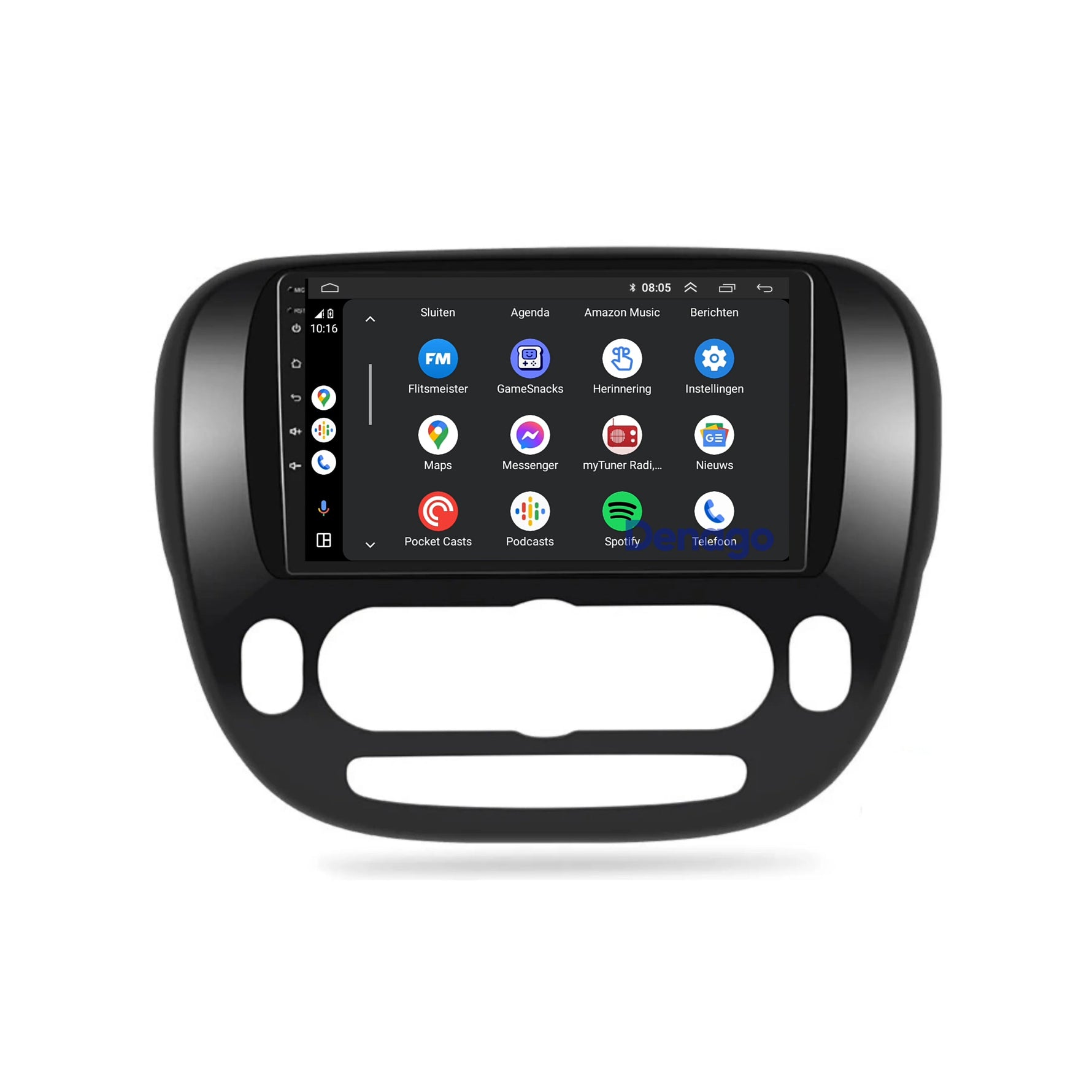 Kia Soul CarPlay autoradio | 2014 t/m 2018 | Denago DNG-A198 | 9 inch | Android 13 | Draadloos CarPlay & Android Auto