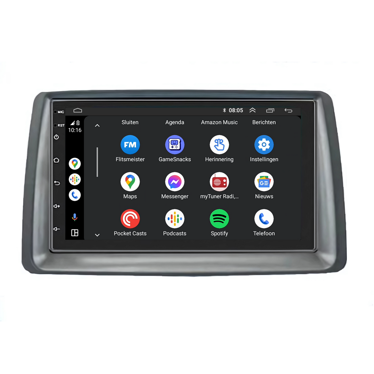 Fiat Panda CarPlay & Android Auto autoradio | 2003 t/m 2012 | Android 15 | Davilon | 7 inch-3
