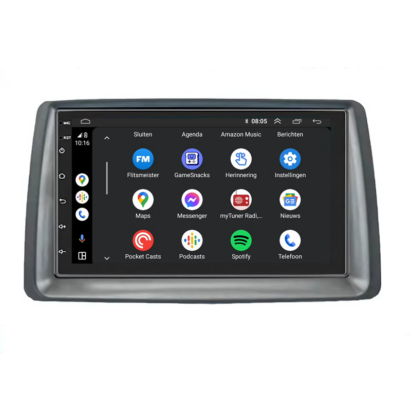 Fiat Panda CarPlay & Android Auto autoradio | 2003 t/m 2012 | Android 15 | Davilon | 7 inch-3