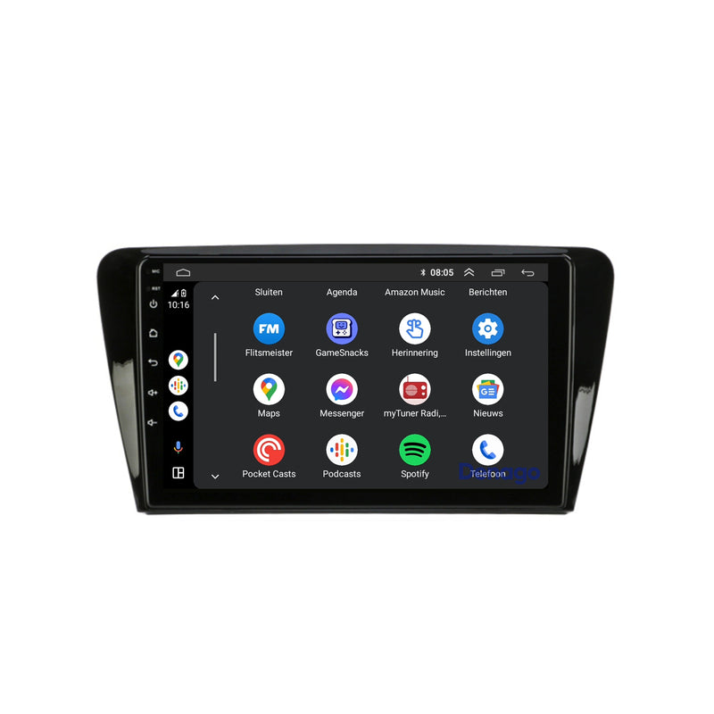 Skoda Octavia CarPlay autoradio | 2013 t/m 2020 | Denago DNG-A110 | 9 inch | Android 13 | Draadloos CarPlay & Android Auto-5