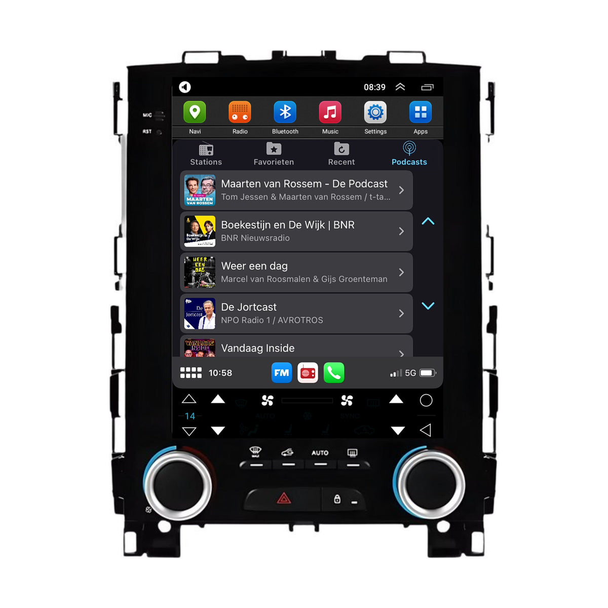 Renault Megane 4 CarPlay & Android Auto autoradio | 2016 t/m 2024 | Android 15 | Davilon-5