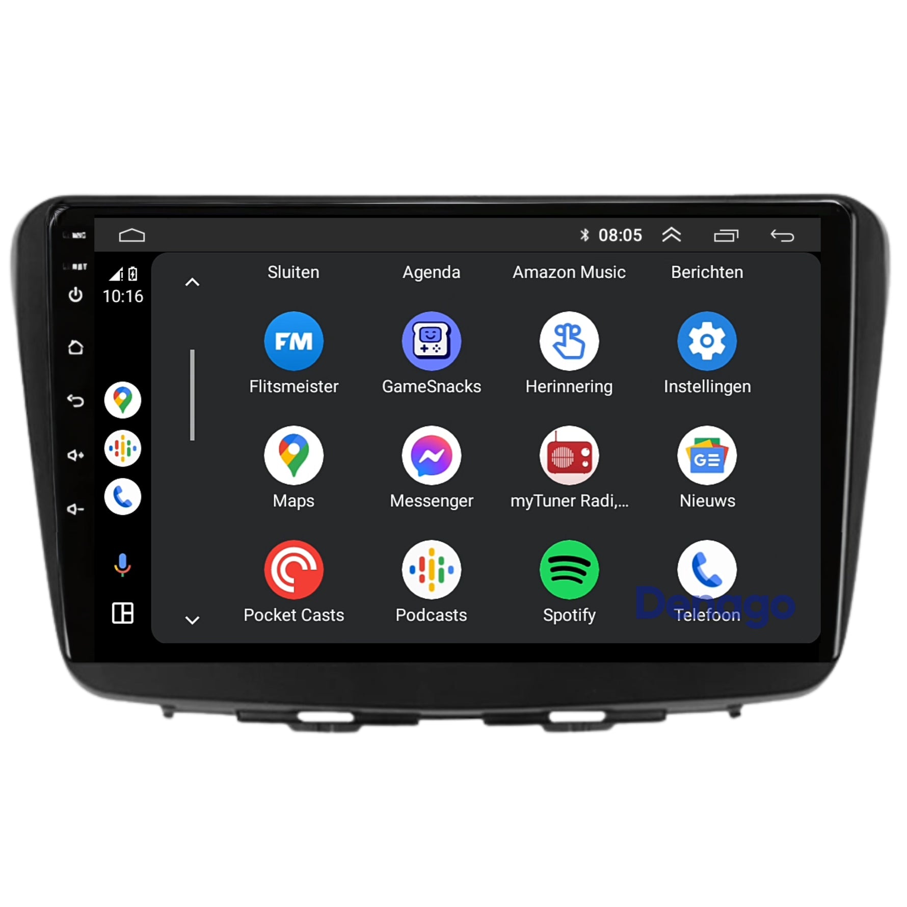 Suzuki Baleno CarPlay autoradio | 2015 t/m 2020 | Denago DNG-A143 | 9 inch | Android 13 | Draadloos CarPlay & Android Auto